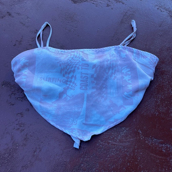 Pac Sun Tie Backless Shirt - Picture 2 of 2